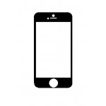 Replacement Front Glass For Reach Zeal 5001 Black By - Maxbhi.com