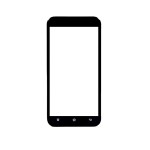 Replacement Front Glass For Utouch Xtreme Black By - Maxbhi.com