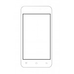 Replacement Front Glass For Mtech Ace 4 White By - Maxbhi.com
