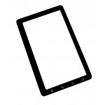 Replacement Front Glass For Viewsonic Viewpad 7 Black By - Maxbhi.com