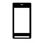 Replacement Front Glass For Lg Ke850 Prada Black By - Maxbhi.com
