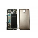 Full Body Housing For Samsung Galaxy Note 4 Usa Gold - Maxbhi Com