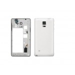 Full Body Housing For Samsung Galaxy Note 4 Usa White - Maxbhi Com