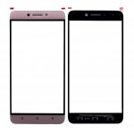 Replacement Front Glass For Leeco Le 2 Pro Rose Gold By - Maxbhi Com