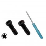 Screw Set For Apple iPhone 5, 5G Pentalobe With Screw Driver Black