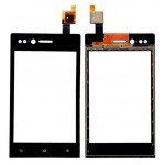 Touch Screen Digitizer For Sony Xperia Miro St23i Black By - Maxbhi Com