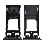 Sim Card Holder Tray For Sony Xperia Xz2 Compact Black - Maxbhi Com