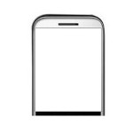 Replacement Front Glass For Hitech Ht505 Genius Touch And Type Black By - Maxbhi.com