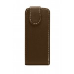 Flip Cover For Reliance Samsung Duos 259 Brown By - Maxbhi.com