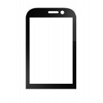Replacement Front Glass For Cyrus Chat Black By - Maxbhi.com
