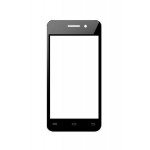 Replacement Front Glass For Gfive President Shark 2 Black By - Maxbhi.com