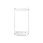 Replacement Front Glass For Videocon Infinium Z30 Aire White By - Maxbhi.com