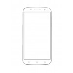 Replacement Front Glass For Zopo Zp990 Captain S White By - Maxbhi.com