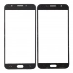 Replacement Front Glass For Samsung Galaxy J7 V Black By - Maxbhi Com