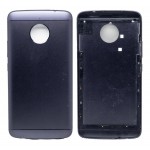 Back Panel Cover For Motorola Moto E4 Plus Usa Black - Maxbhi Com