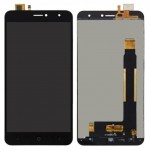 Lcd With Touch Screen For Blu Studio Xl2 Black By - Maxbhi Com