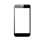 Replacement Front Glass For Hitech S800 Amaze Black By - Maxbhi.com