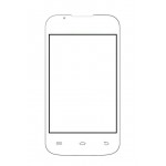 Replacement Front Glass For Videocon Infinium X30 White By - Maxbhi.com