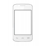 Replacement Front Glass For Vox Mobile Kick K3 White By - Maxbhi.com