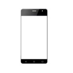 Replacement Front Glass For Hitech Amaze S2 4g Black By - Maxbhi.com