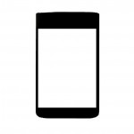 Replacement Front Glass For Ziox Zi3501 Black By - Maxbhi.com