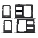 Sim Card Holder Tray For Samsung Galaxy A6 2018 Sma600n Black - Maxbhi Com