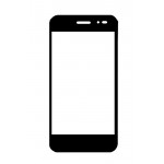 Replacement Front Glass For Wham Wk41 Black By - Maxbhi.com