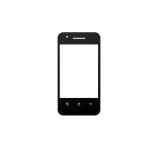 Replacement Front Glass For Gfive Blade F500 Black By - Maxbhi.com