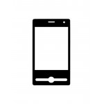 Replacement Front Glass For Lg Ks20 Black By - Maxbhi.com