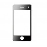 Replacement Front Glass For Vox Mobile Vp4 With Tv Black By - Maxbhi.com