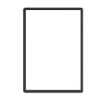Replacement Front Glass For Plum Optimax 10 Black By - Maxbhi.com
