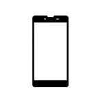Replacement Front Glass For Blu Neo X Black By - Maxbhi.com