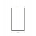 Replacement Front Glass For Blu Grand 5.5 Hd White By - Maxbhi.com