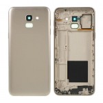 Back Panel Cover For Samsung Galaxy J6 Gold - Maxbhi Com
