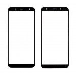 Replacement Front Glass For Samsung Galaxy J6 Black By - Maxbhi Com