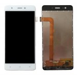 Lcd With Touch Screen For Qmobile Noir Lt750 White By - Maxbhi Com
