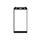 Replacement Front Glass For Nomu T18 Black By - Maxbhi.com