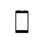 Replacement Front Glass For Lg Gw525 Black By - Maxbhi.com