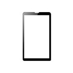 Replacement Front Glass For Datamini Ta7 Black By - Maxbhi.com