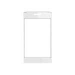Replacement Front Glass For Videocon Infinium Z30 Dart White By - Maxbhi.com