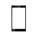 Replacement Front Glass For Hitech Amaze S406 Black By - Maxbhi.com