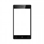 Replacement Front Glass For Mtech Ace 11 Black By - Maxbhi.com