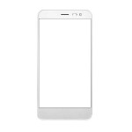 Replacement Front Glass For Sharp 507sh White By - Maxbhi.com