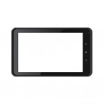 Replacement Front Glass For Milagrow Tabtop 7.16c 8gb Calling Tablet Black By - Maxbhi.com