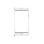 Replacement Front Glass For Ismart Is58 Mercury V5 White By - Maxbhi.com