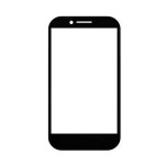 Replacement Front Glass For Tecmax T600 White By - Maxbhi.com