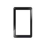 Replacement Front Glass For Zync Dual 7i Black By - Maxbhi.com