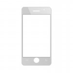 Replacement Front Glass For Micromini M5 White By - Maxbhi.com