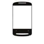 Replacement Front Glass For Zte N600 Black By - Maxbhi.com