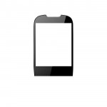 Replacement Front Glass For Fly E240 Black By - Maxbhi.com
